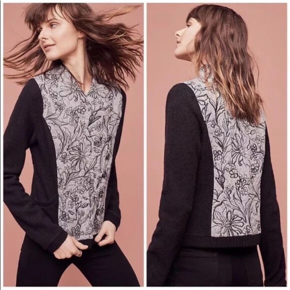 SALE NWOT Anthropologie Knitted Knotted Burke jacket XS